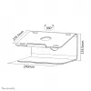 Neomounts NSLS050 stojan na notebook 10-17