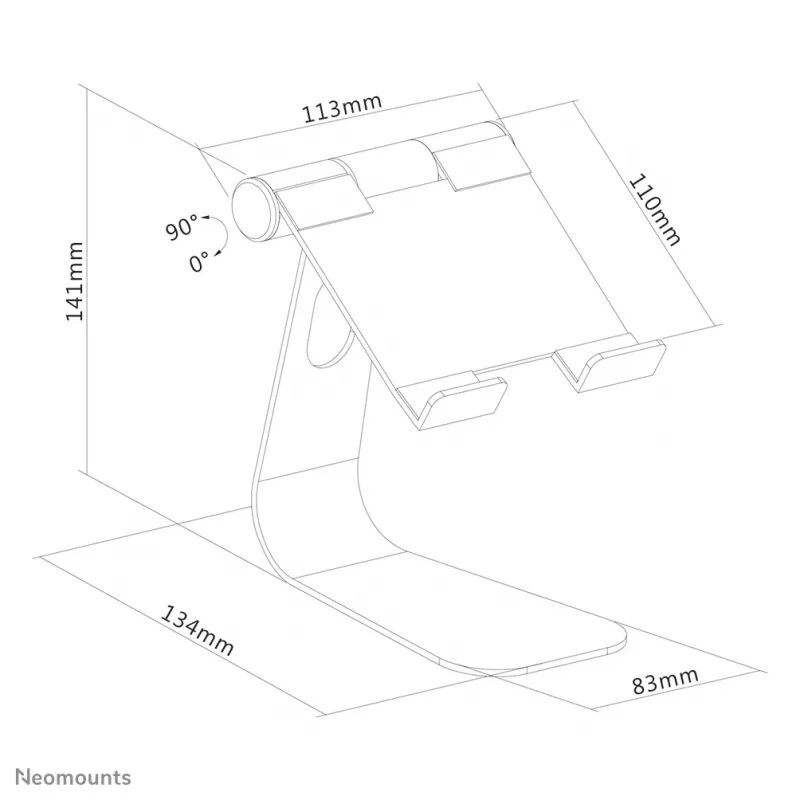 Neomounts DS15-050SL1 stojan na tablet do 11