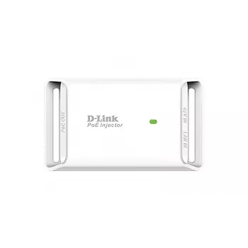 D-Link 15,4 W Gigabit PoE injektor, Gigabit Ethernet, 10,100,1000 Mbit/s, 10/100/1000, IEEE 802.3, IEEE 802.3ab, IEEE 802.3af, IEEE 802.3u, biela, 100 m