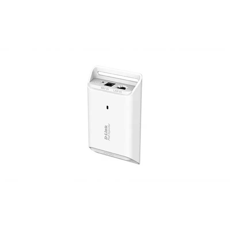 D-Link DPE-101GI 1-portový Gigabit PoE injektor, 10/100/1000 Mbit/s, 48 V, do 19,2 W, 100 m, biely