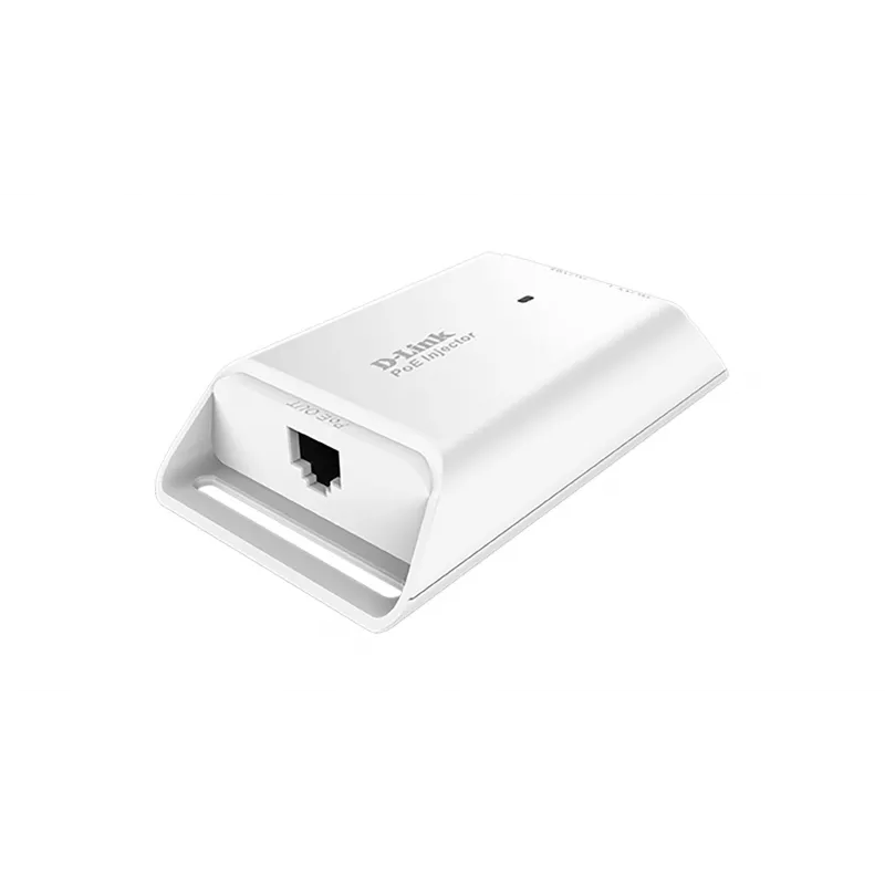 D-Link DPE-101GI 1-portový Gigabit PoE injektor, 10/100/1000 Mbit/s, 48 V, do 19,2 W, 100 m, biely