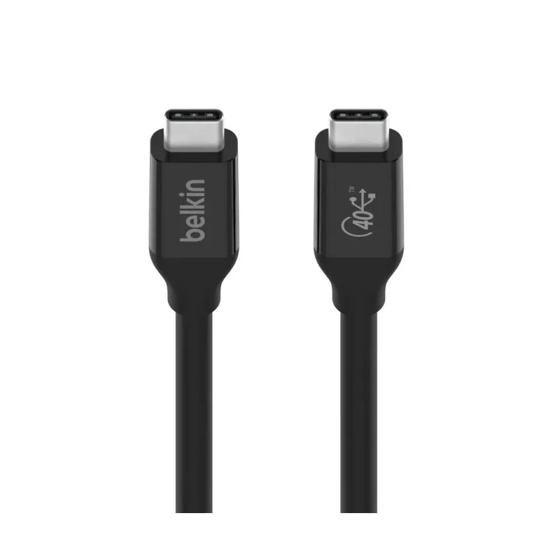 BELKIN USB4 kábel USB-C / USB-C 40 Gbit/s 100 W 0,8 m čierny