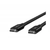 BELKIN USB4 kábel USB-C / USB-C 40 Gbit/s 100 W 0,8 m čierny