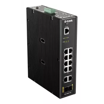 D-Link 12-portový L2 priemyselný Smart Managed switch s 10 x 1GBaseT(X) & 2 x SFP