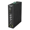 D-Link 12-portový L2 priemyselný Smart Managed switch s 10 x 1GBaseT(X) & 2 x SFP