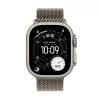 Apple Watch Ultra 3 MEWW4QF/A GPS + Cellular (5G) 49 mm puzdro z prírodného titánu s remienkom Milanese Loop z prírodného titánu – veľkosť S