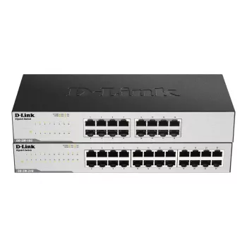 D-Link GO-SW-24G neupravovaný L2 Gigabit Ethernet (10/100/1000) 1U čierny