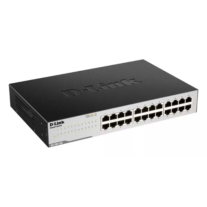 D-Link GO-SW-24G neupravovaný L2 Gigabit Ethernet (10/100/1000) 1U čierny