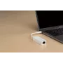 D-Link USB-C na Gigabit Ethernet adaptér, káblový, USB Type-C, Ethernet, 1000 Mbit/s, biely