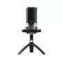 CHERRY UM 6.0 ADVANCED čierny, strieborný stolný mikrofón