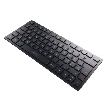 CHERRY KW 9200 MINI klávesnica univerzálna USB + RF Wireless + Bluetooth QWERTZ švajčiarska čierna