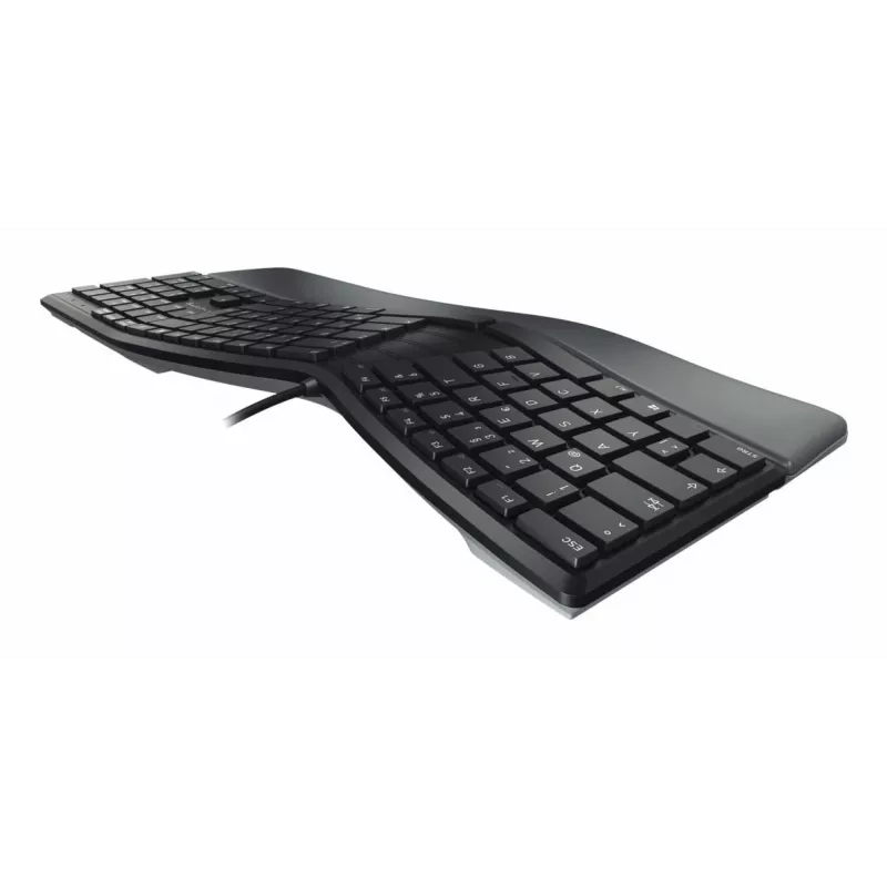 CHERRY KC 4500 ERGO klávesnica univerzálna USB AZERTY belgická čierna