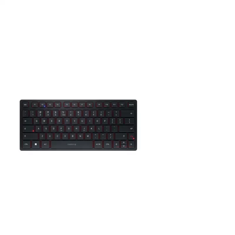 CHERRY KW 9200 MINI klávesnica univerzálna USB + RF Wireless + Bluetooth QWERTY anglická čierna