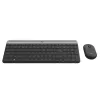 LOGITECH tenká bezdrôtová klávesnica a myš sada MK470 - grafitová - AZERTY belgická