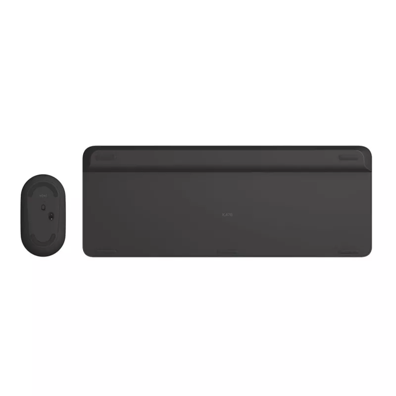 LOGITECH tenká bezdrôtová klávesnica a myš sada MK470 - grafitová - AZERTY belgická