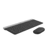 LOGITECH tenká bezdrôtová klávesnica a myš sada MK470 - grafitová - AZERTY belgická