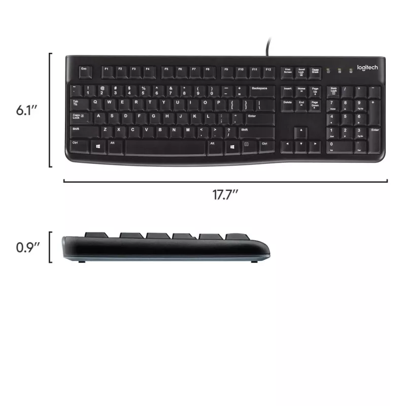 LOGITECH klávesnica K120 - Azerty belgická