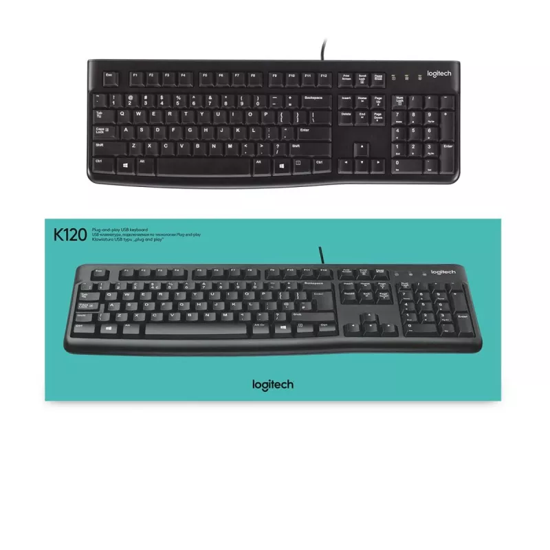 LOGITECH klávesnica K120 - Azerty belgická