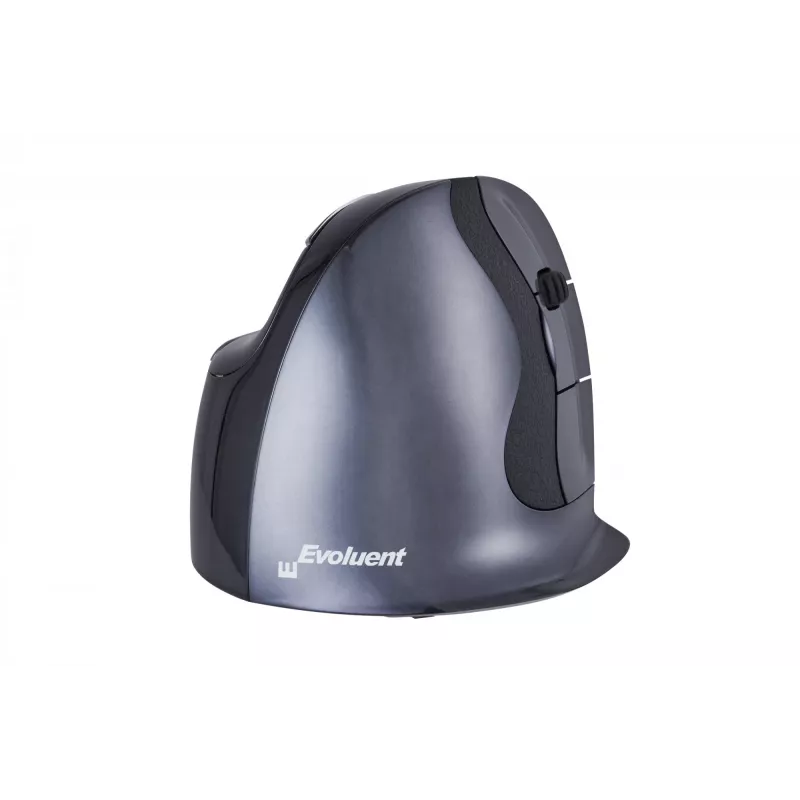 BakkerElkhuizen Evoluent D Medium Wireless, pravá ruka, vertikálny dizajn, laser, RF Wireless, 3200 DPI, čierna