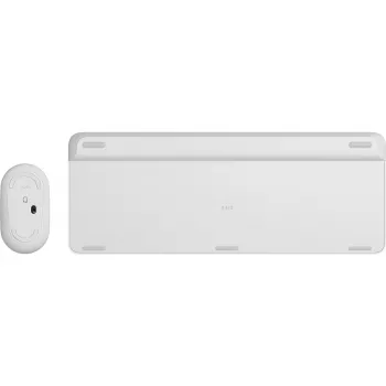 LOGITECH Slim bezdrôtová klávesnica a myš Combo Mk470 - Offwhite - Qwertz Ge