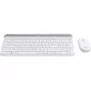 LOGITECH Slim bezdrôtová klávesnica a myš Combo Mk470 - Offwhite - Qwertz Ge