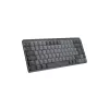 LOGITECH Mx Mechanical Mini minimalistická bezdrôtová podsvietená klávesnica - Graphite Tactile Quiet Qwertz Suisse