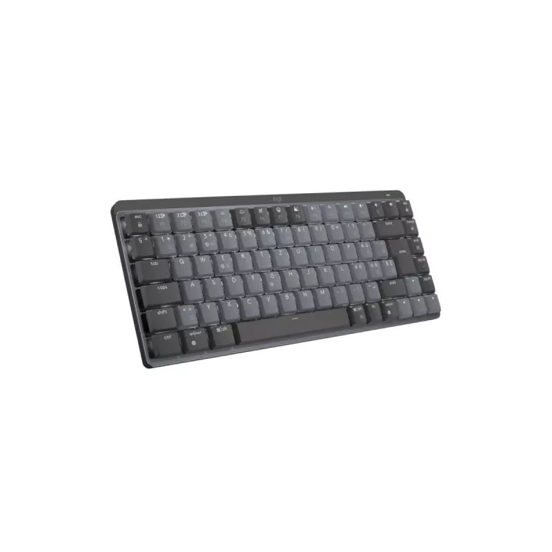LOGITECH Mx Mechanical Mini minimalistická bezdrôtová podsvietená klávesnica - Graphite Tactile Quiet Qwertz Suisse