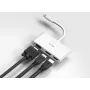 D-Link 3-in-1 USB-C na HDMI/VGA/DisplayPort adaptér, Wired, USB 3.2 Gen 1 (3.1 Gen 1) Type-C, biely, CE, FCC, IC, RCM, DC, 0,04 A