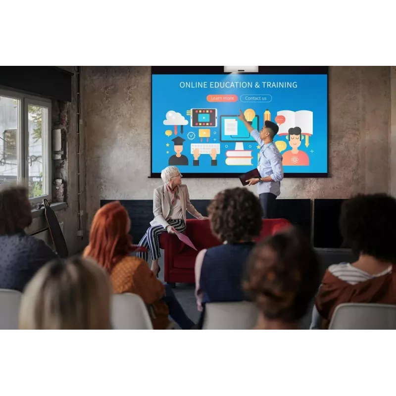 Optoma ZH430UST DLP laserový projektor s ultrakrátkou projekčnou vzdialenosťou, Full HD 1920x1080, 4000 lm, 3D, biely