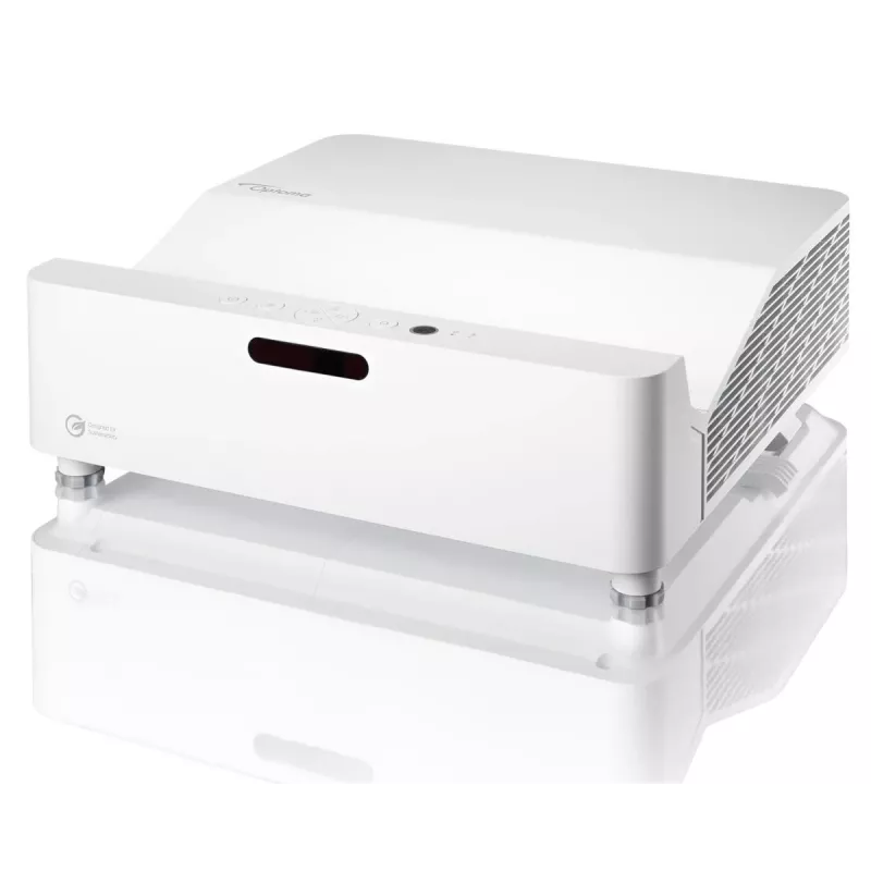 Optoma ZH430UST DLP laserový projektor s ultrakrátkou projekčnou vzdialenosťou, Full HD 1920x1080, 4000 lm, 3D, biely