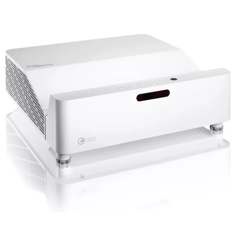 Optoma ZH430UST DLP laserový projektor s ultrakrátkou projekčnou vzdialenosťou, Full HD 1920x1080, 4000 lm, 3D, biely