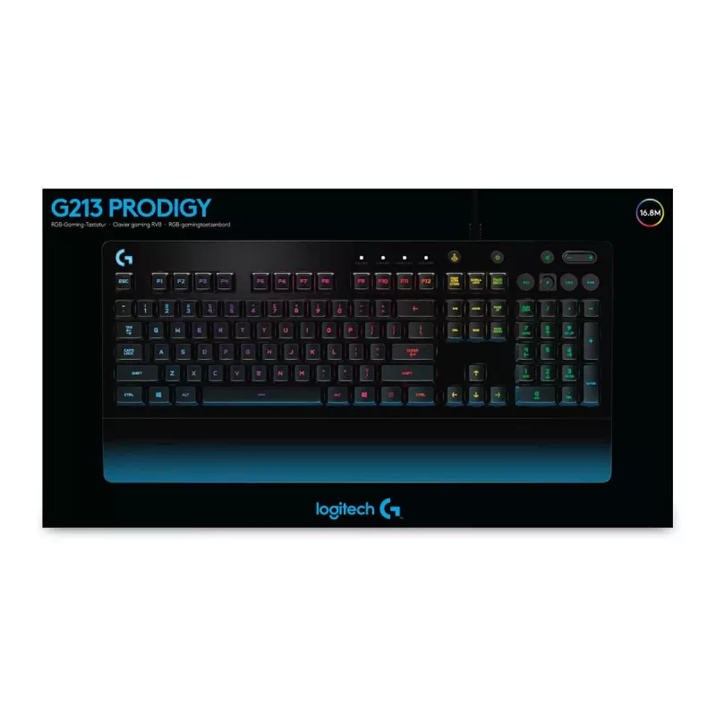 LOGITECH G213 Prodigy herná klávesnica USB - Azerty belgická