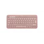 LOGITECH Pebble Keys 2 K380s - kompaktná Bluetooth klávesnica - Tonal Rose - Qwerty Int