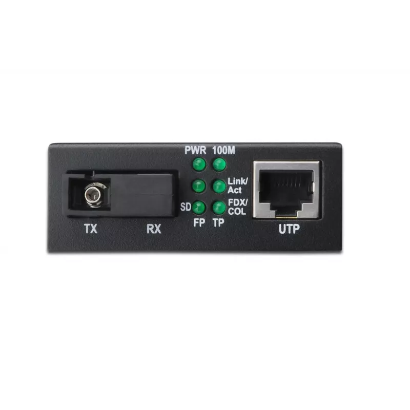 DIGITUS mediakonvertor, Singlemode, BiDi, WDM Gigabit Ethernet, Tx1310nm / Rx1550nm SC konektor samec, až do 20 km