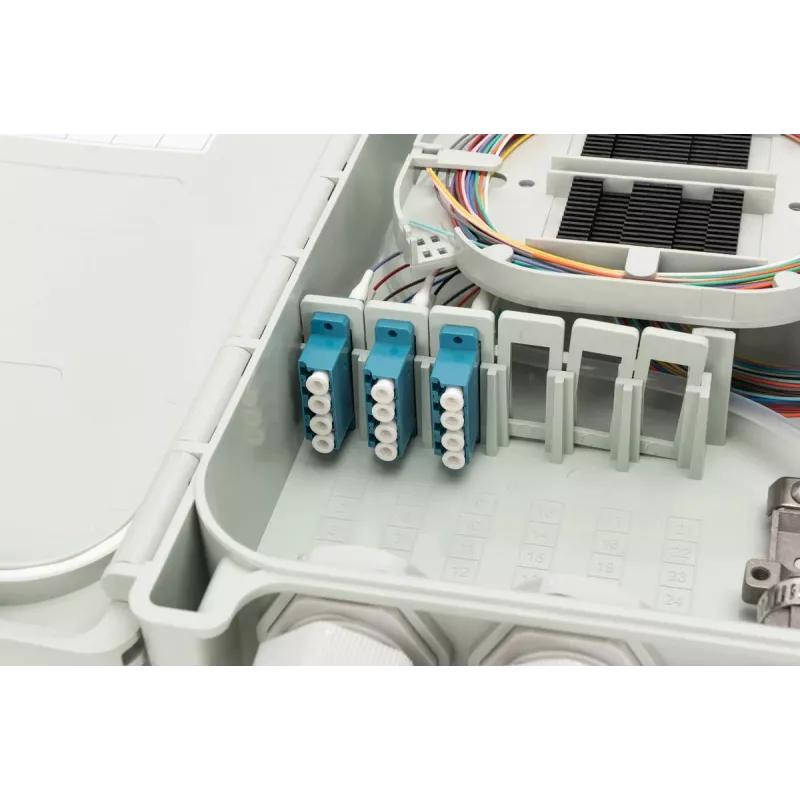 Digitus FTTH/FTTB rozvodná skrinka predmontovaná OS2 12 vlákien LC/PC