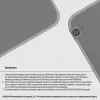 HP 105 dezinfikovateľná podložka pod myš, sivá, monochromatická, polyester, guma