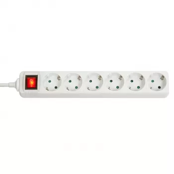 Lindy 73103 rozbočovač napájania 6 AC výstupov Indoor biely