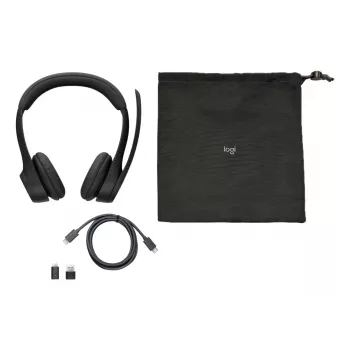 LOGITECH Wireless Headphone - Zone 305 - polnočná čierna