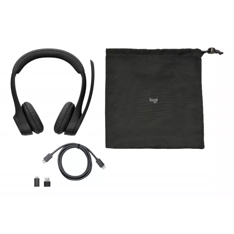 LOGITECH Wireless Headphone - Zone 305 - polnočná čierna