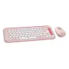 LOGITECH Wireless Combo - Pop Icon - Rose & Off White Qwertz nemecká