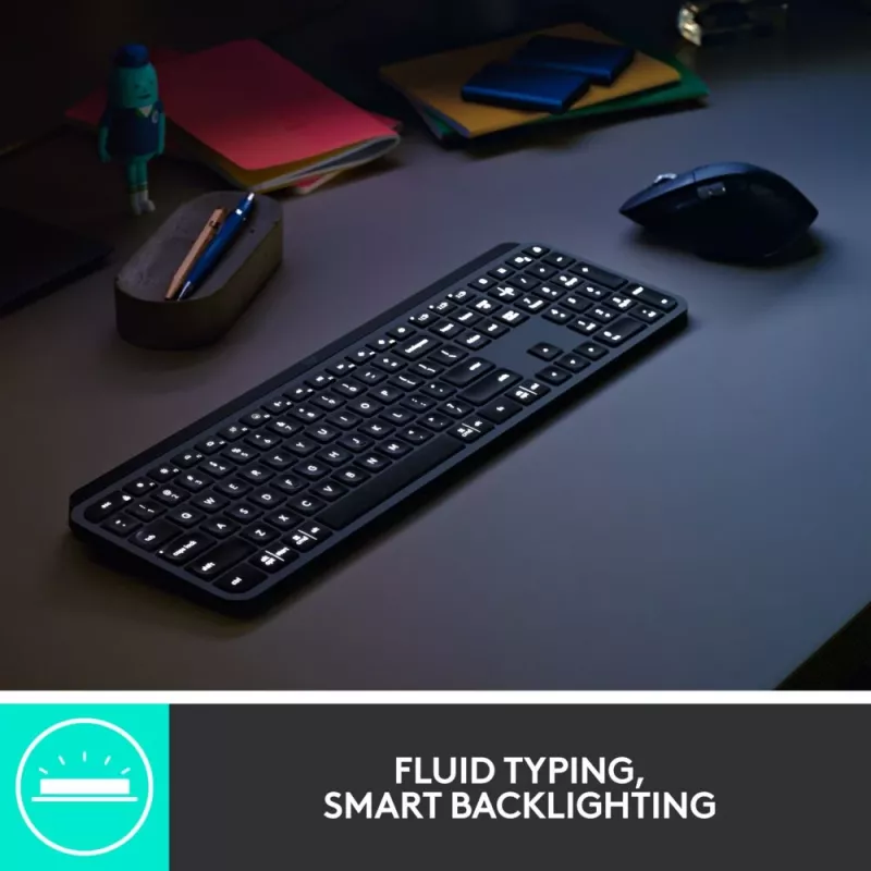 LOGITECH MX Keys Combo For Business Gen 2 – grafitová – Qwerty Esp