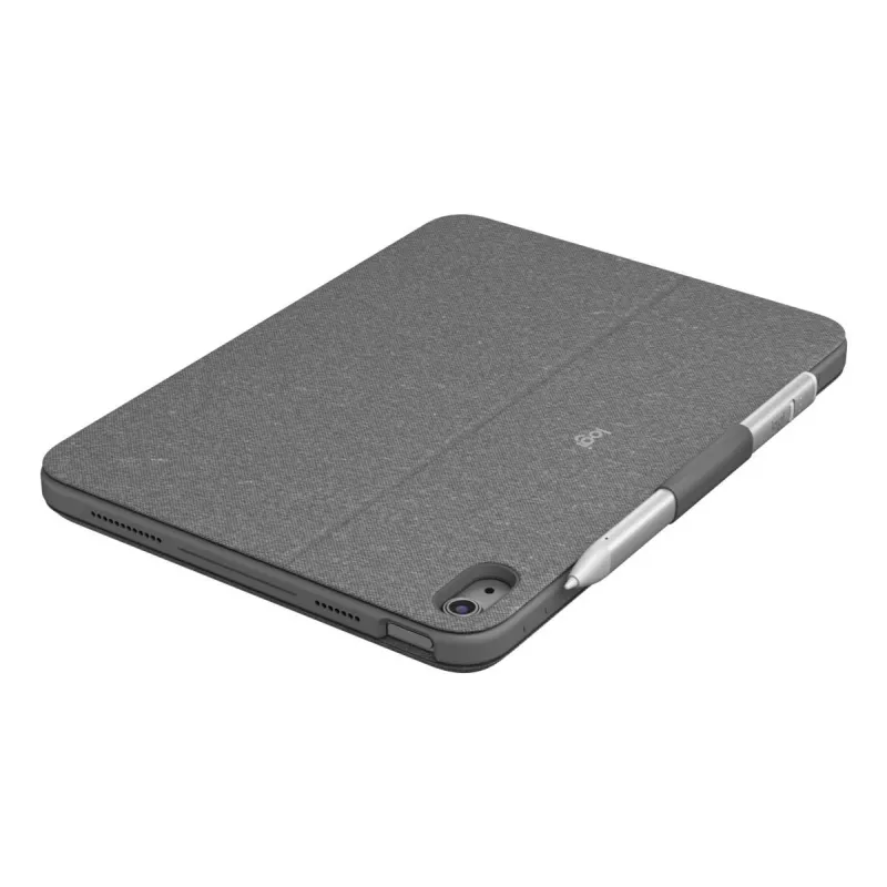 LOGITECH Combo Touch pre iPad (10. generácia) - Oxford sivá - Swiss Qwertz