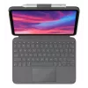 LOGITECH Combo Touch pre iPad (10. generácia) - Oxford sivá - Swiss Qwertz