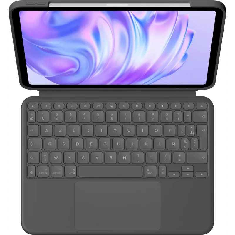 LOGITECH Combo Touch puzdro s klávesnicou - pre iPad Pro 11in M4/M5 - Graphite - Azerty francúzska