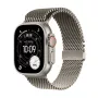 APPLE Watch Ultra 3 GPS + Cellular 49 mm puzdro Natural Titanium s Natural Titanium Milanese Loop