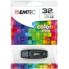 EMTEC C410 Color Mix - 32GB USB kľúč - USB 2.0 - modrá