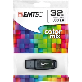 EMTEC C410 Color Mix - 32GB USB kľúč - USB 2.0 - modrá