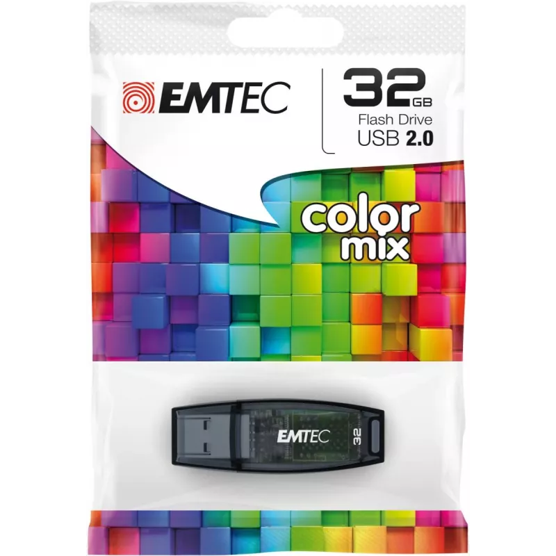 EMTEC C410 Color Mix - 32GB USB kľúč - USB 2.0 - modrá