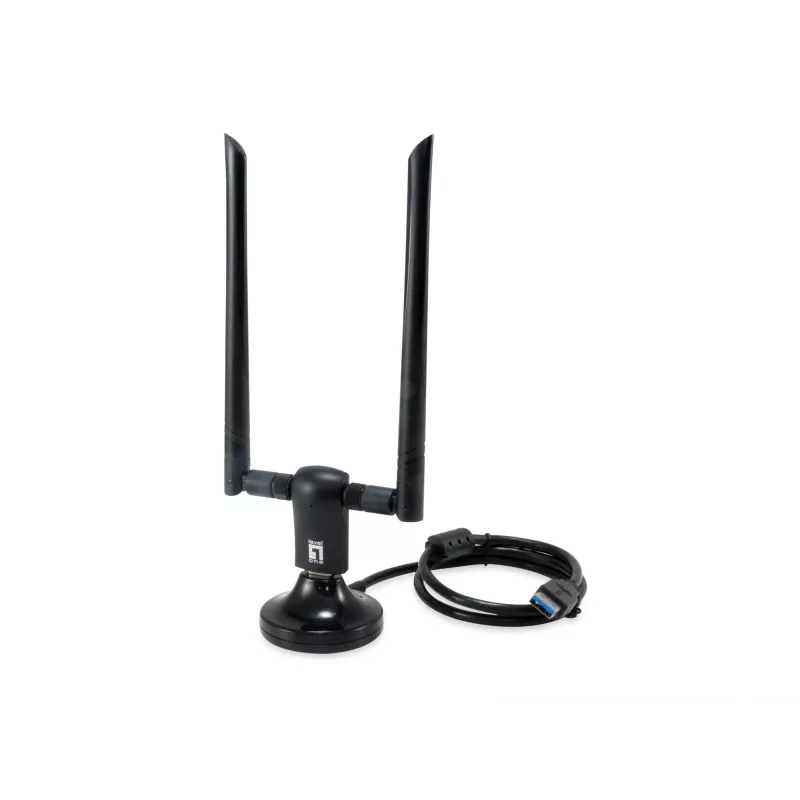 LevelOne AC1200 Dualband WLAN USB sieťový adaptér, kanál 1-13