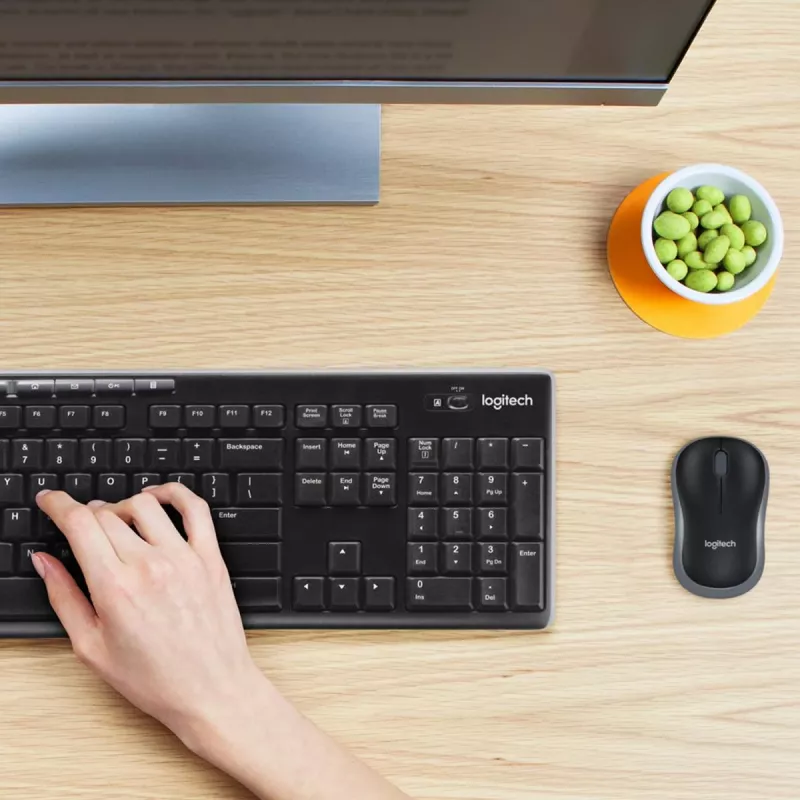 LOGITECH Wireless Desktop Mk270 – QWERTZ Swiss-Lux